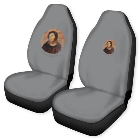 Discover Viva La Restauracion Jesus Fresco Restoration Fail Meme | Active Car Seat Covers