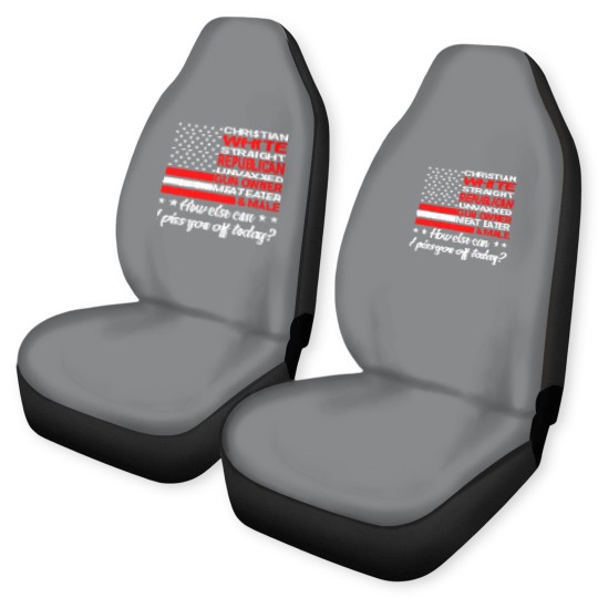 Discover Christian White Straight Republican Unvaxxed (On Car Seat Covers