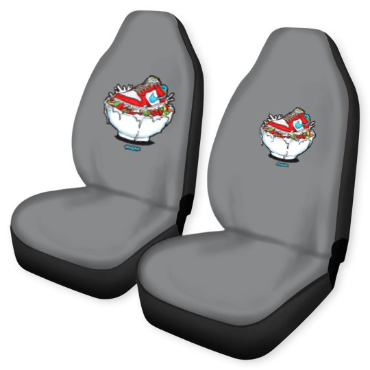 Discover Fruity Pebbles Dunk Sneaker Match Red Fruity Pebbles Bowl3 Car Seat Covers