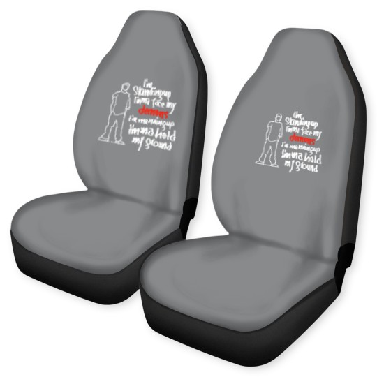 Discover I’m not afraid  - Eminem Lyrics Premium Car Seat Covers