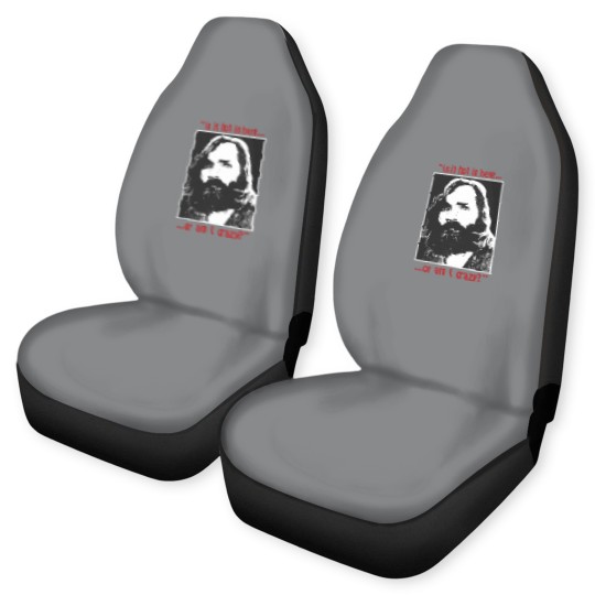 Discover New Rare Charles Manson Is It Hot In Here Serial Killer Car Seat Covers
