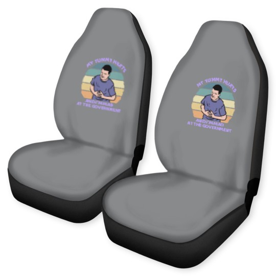 Discover My Tummy Hurts and I'm Mad At The Government Car Seat Covers, Funny Meme Car Seat Covers