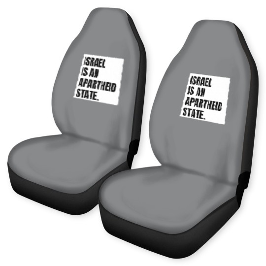 Discover Israel is an Apartheid State Car Seat Covers