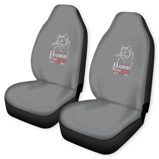 Discover Harris Walz 2024 Car Seat Covers Cat Lady for Kamala Harris Walz Car Seat Covers Cat Ladies