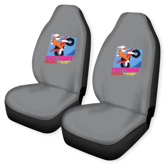 Discover NES Excitebike Transparent Car Seat Covers