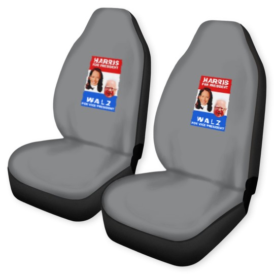 Discover Kamala Harris Tim Walz 2024 Harris Walz President Elections Car Seat Covers
