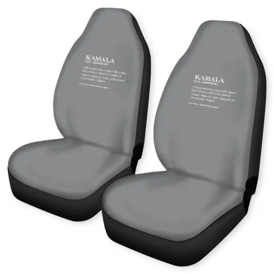Discover Kamala Harris 2024 Election Car Seat Covers - Coconut Tree Car Seat Covers - Kamala Rally