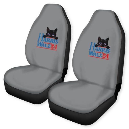 Discover Harris Walz Cat Lady  Harris tim walz Car Seat Covers - 1 Car Seat Covers