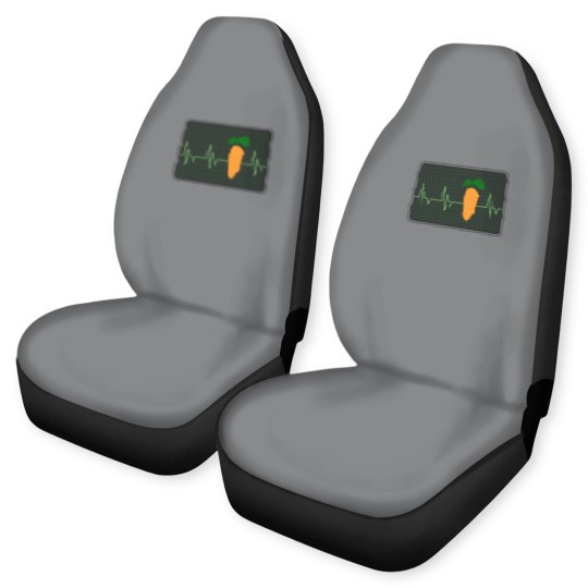 Discover Carrot Hearbeat Cool Carrot Design Car Seat Covers