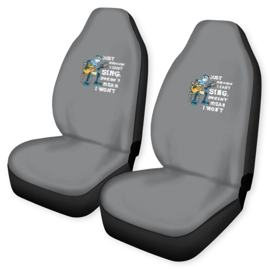 Discover guitar lover just because i can't sing doesn't mean i won't Car Seat Covers