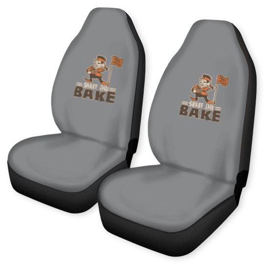 Discover Shake and Bake - Baker Mayfield - Flag Plant - Clevel nd Browns Inspired Car Seat Covers