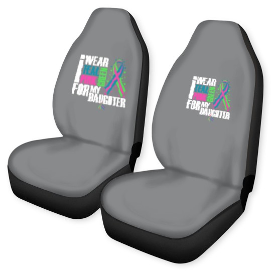 Discover Metastatic Breast Cancer Ribbon Daughter Cancer Awareness Car Seat Covers