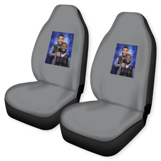 Discover Jayson Tatum and Jaylen Brown "Step Brothers" Portrait Car Seat Covers