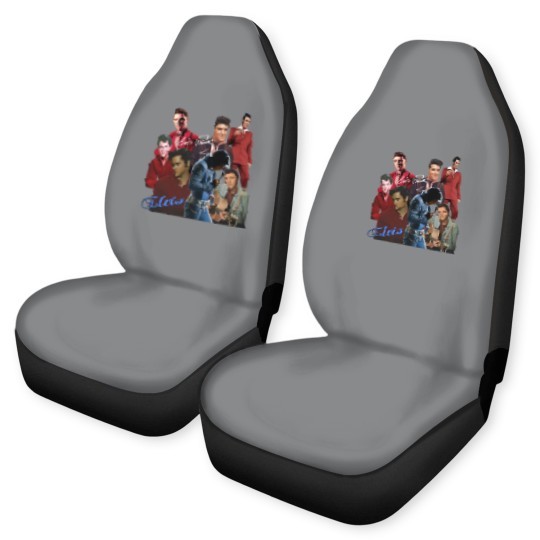 Discover Inspired Elvis Presley Graphic Signature T- Car Seat Covers Gift For Fan