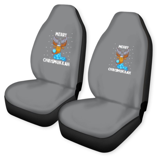 Discover Merry Chrismukkah Jewish Christmas Hanukkah Reindeer Menorah Car Seat Covers