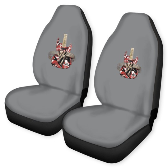 Discover red van guitar halen Car Seat Covers
