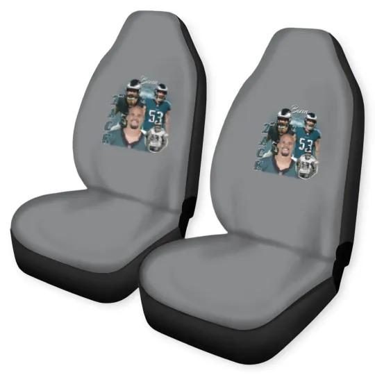 Discover Vintage 90s Graphic Style Zack Baun Car Seat Covers, Zack Baun Car Seat Covers, Vintage Sport Car Seat Covers, Retro American Football Bootleg Gift