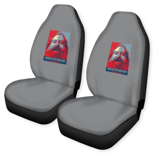 Discover Vote Brent Peterson 2024! Car Seat Covers