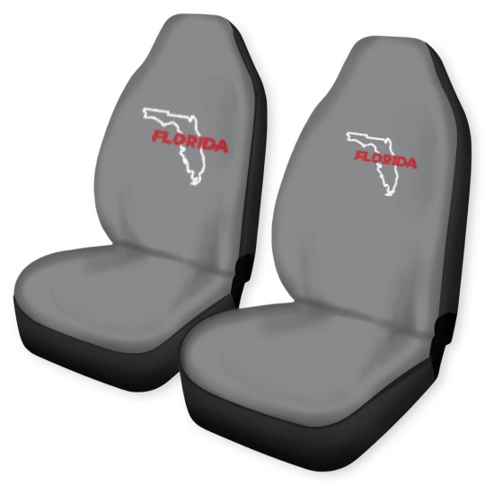 Discover Florida Map Outline - Florida Map - Car Seat Covers