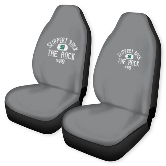 Discover slippery rock he rock vinage 1889 logo officially licensed shir Car Seat Covers