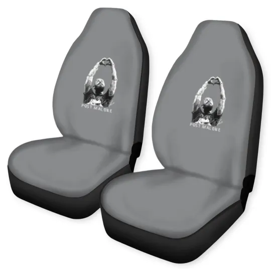 Discover Post Malone Hand Hearts Car Seat Covers
