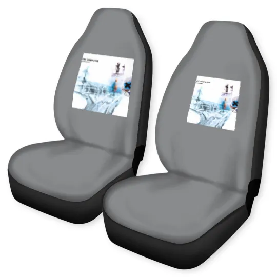 Discover Radiohead Ok Computer Band Car Seat Covers, Music Lovers Car Seat Covers