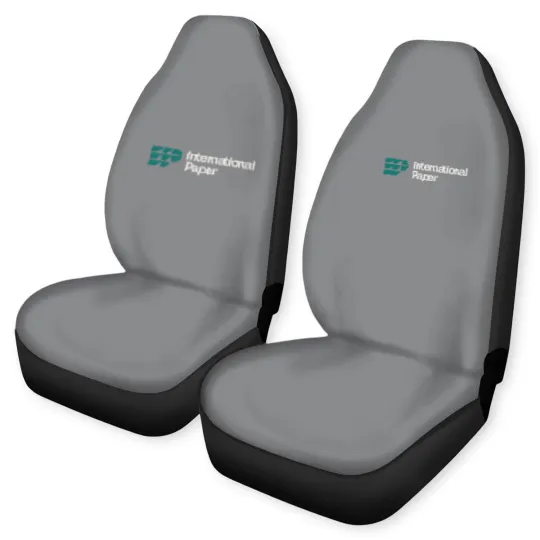 Discover International Paper-Logo Baseball Tees Car Seat Covers