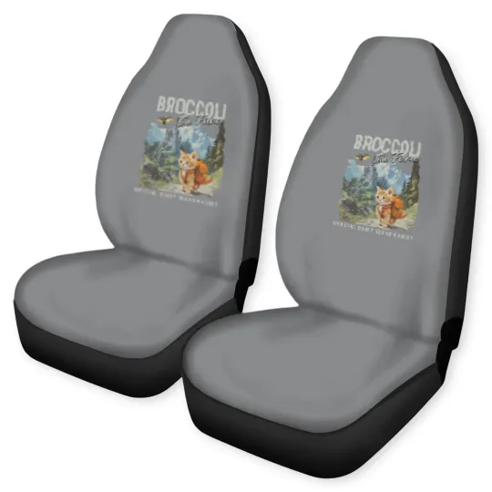 Discover Broccoli the Fierce Car Seat Covers, Sworn Protector of the Quest Squad Car Seat Covers, Fourth Wing Inspired