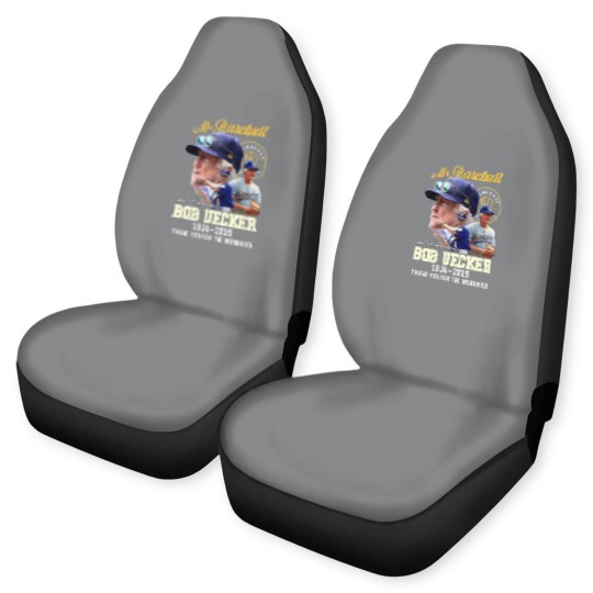 Discover Bob Uecker Baseball 1934-2025 Thank You T- Car Seat Covers
