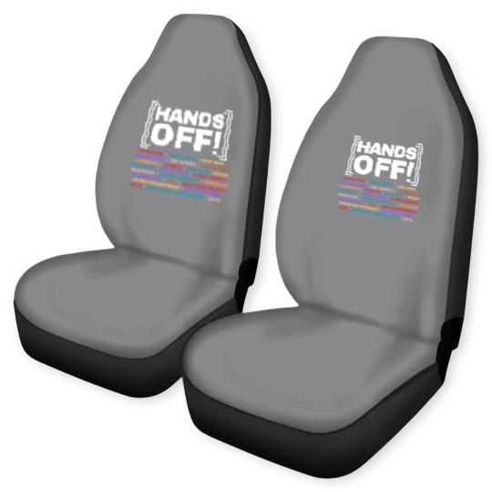 Discover Hands Off Car Seat Covers, Hands Off Rally, Hands off social security