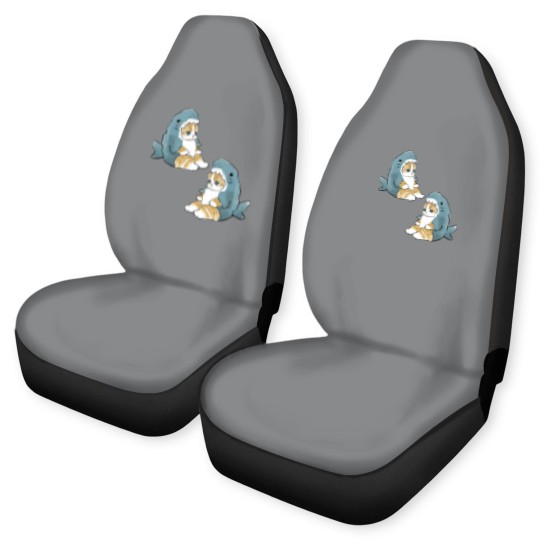 Discover mofu sand 004-2cute cat kitty meeeeow SHARK Car Seat Covers