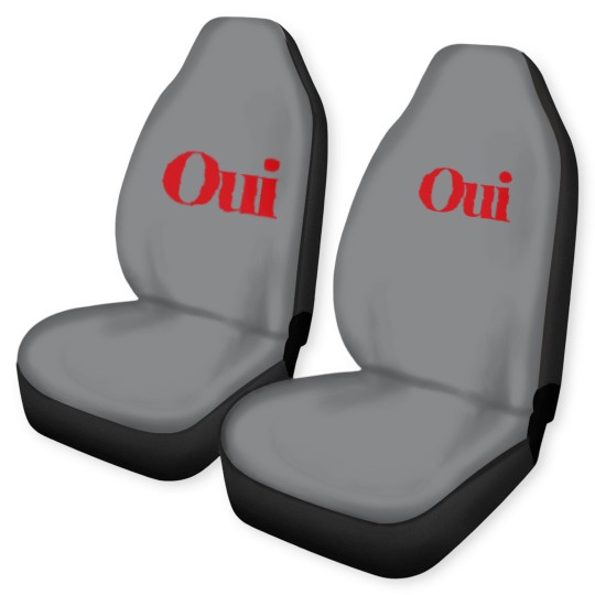 Discover Oui Car Seat Covers, French slogan Car Seat Covers, cute yes Car Seat Covers