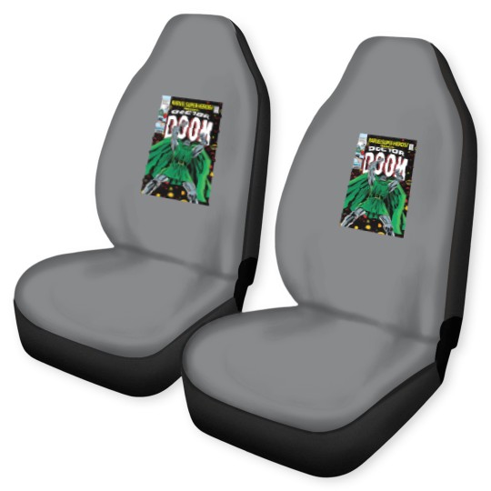 Discover Dr. Dooom Car Seat Covers, 90's style, Comic Car Seat Covers