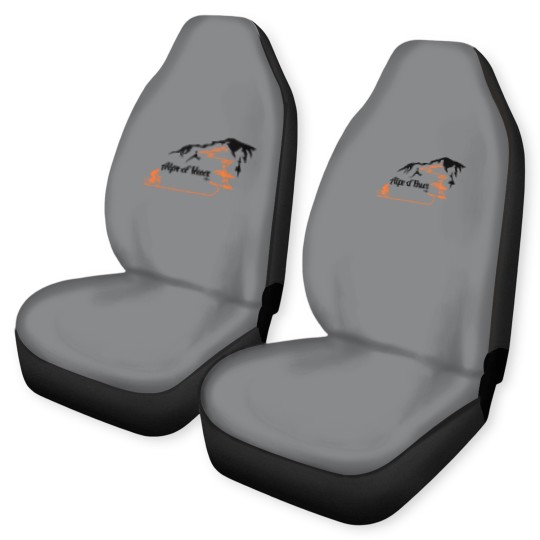 Discover Alpe d'Huez Cycling Print Socks Car Seat Covers