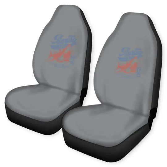 Discover Jaws Amity Island 1975 Clear Skies Gentle Surf Warm Water White Car Seat Covers