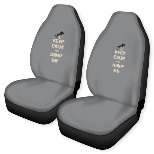 Discover Keep Calm and Jump On Horse Car Seat Covers
