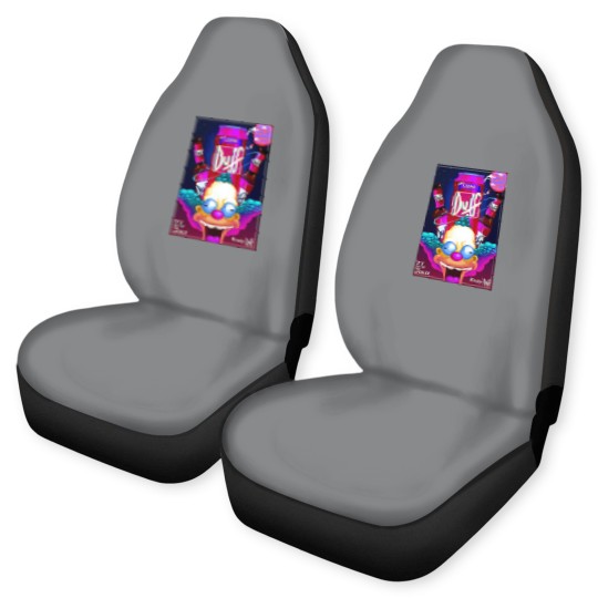 Discover Krusty the Clown Car Seat Covers, Duff Beer Car Seat Covers Car Seat Covers, Simpson Car Seat Covers
