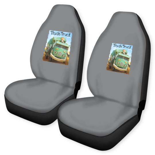 Discover hank and trash truck cartoon Car Seat Covers