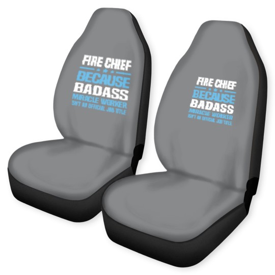 Discover Fire Chief Car Seat Covers