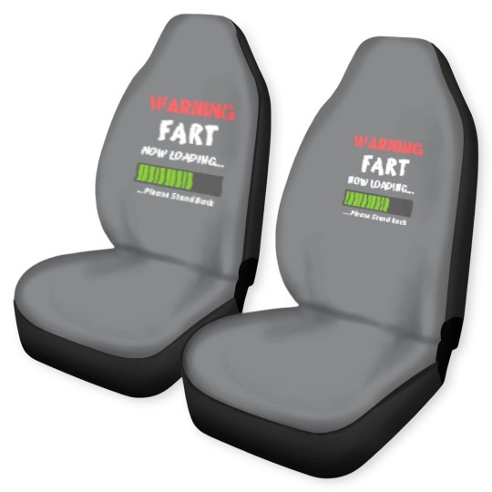 Discover Fart Now Loading Rude Offensive Fart Humor Car Seat Covers