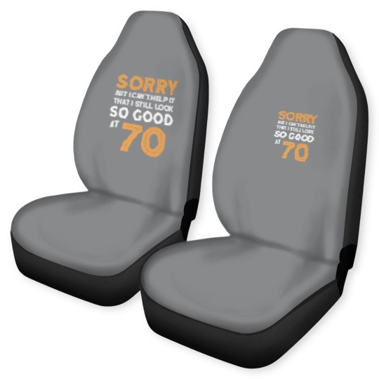 Discover Funny Birthday 70 Years Old Car Seat Covers