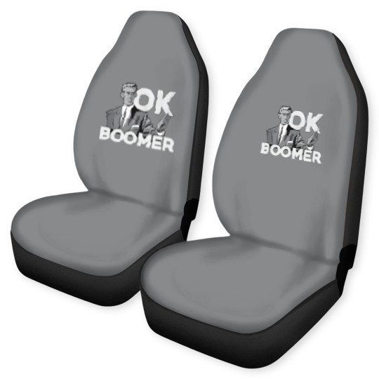 Discover Funny Millennial OK Boomer Humor  Saying Car Seat Covers