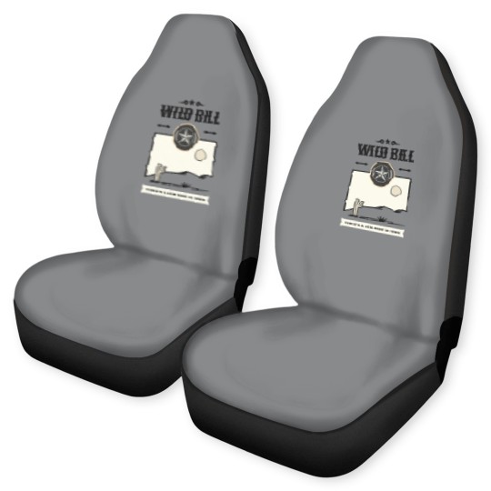 Discover Vintage Wild West Bill Poster Car Seat Covers