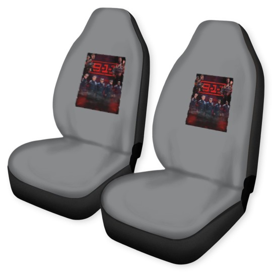 Discover 9-1-1  Cast Purple Red Haze Car Seat Covers