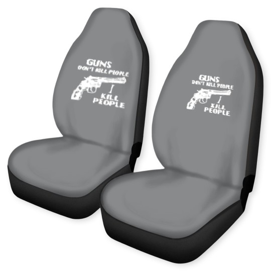 Discover Guns don't kill people, I kill people Car Seat Covers, happy gilmore Adam Sandler Car Seat Covers