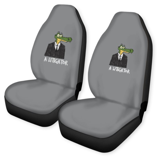 Discover A Litigator Alligator Lawyer Attorney Law Distress Car Seat Covers