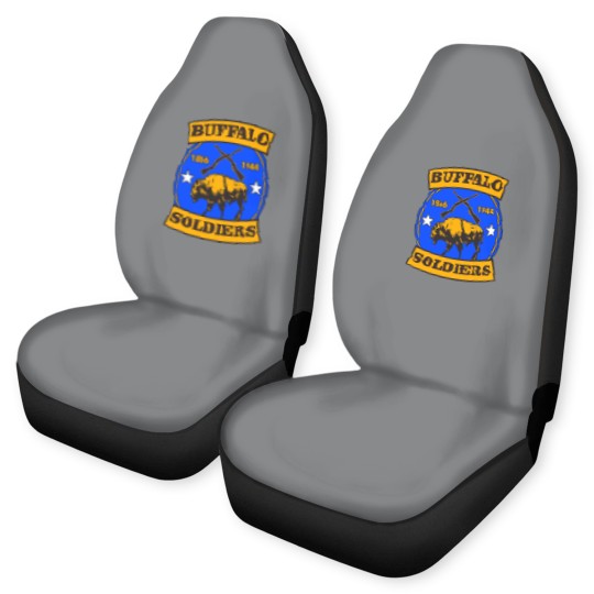 Discover Buffalo Soldiers T-ShirtBUFFALO SOLDIERS REGIMENT LOGO T-Shirt_by theanomalius_merch_ Car Seat Covers
