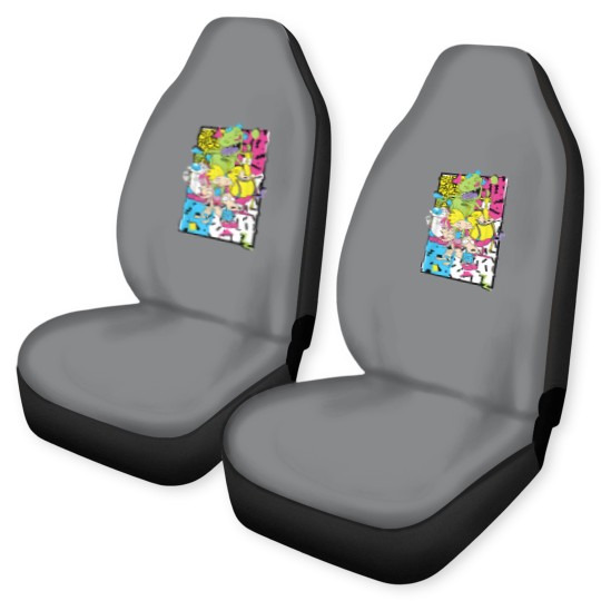 Discover Old School Cartoons 90's Car Seat Covers