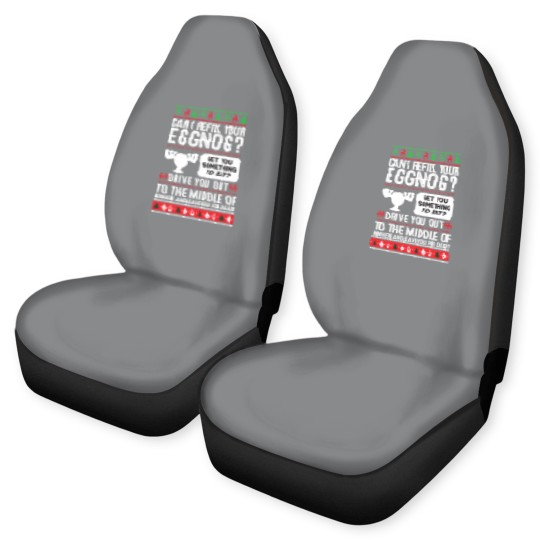 Discover Can I Refill Your Eggnog Family Christmas-Vacation Car Seat Covers