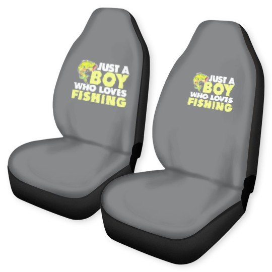 Discover Just A Boy Who Loves Fishingjust a boy who loves fishing Car Seat Covers